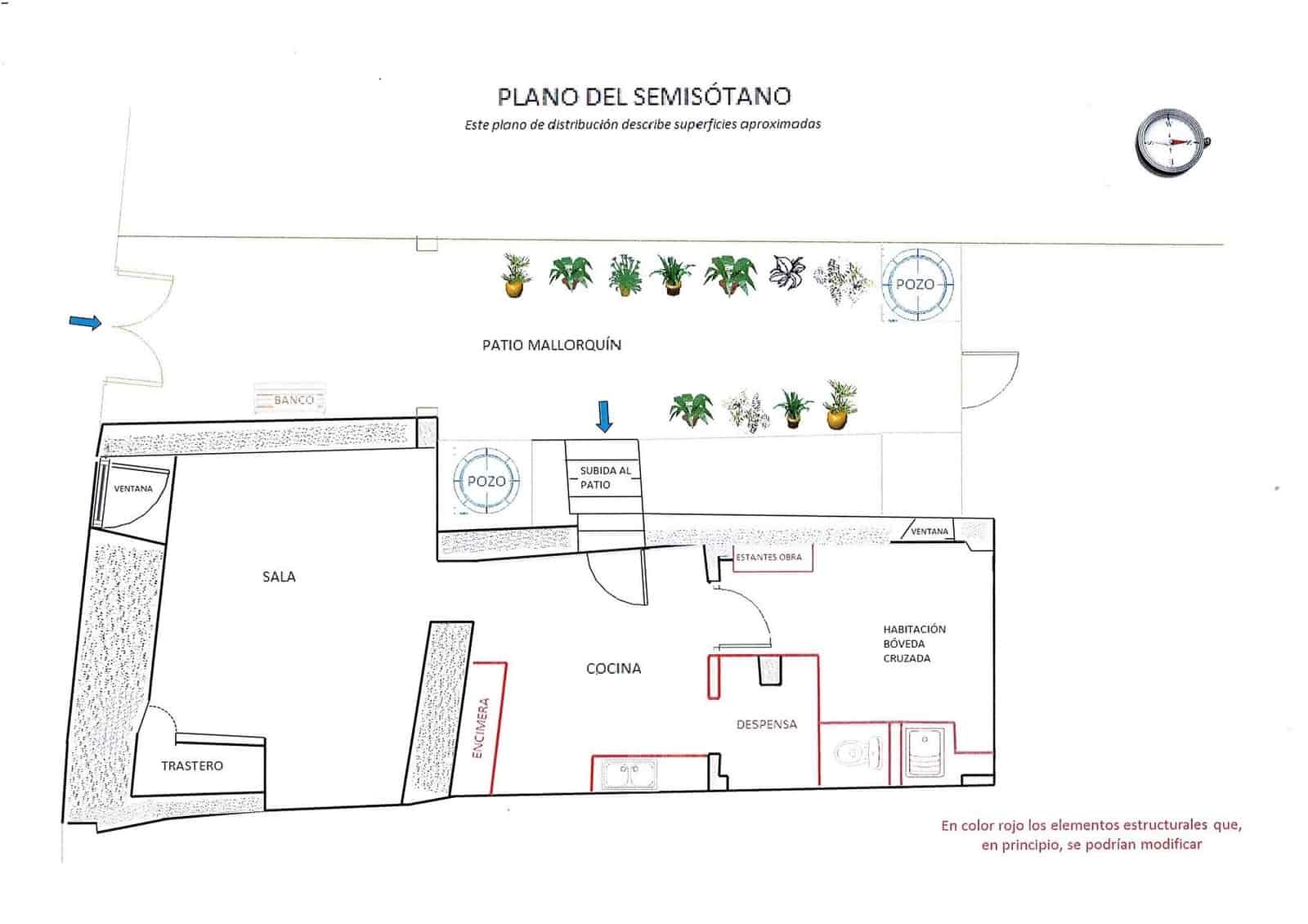 4 soveværelse Lejlighed til salg i Palma de Mallorca - € 495.000 (Ref: 3427539)