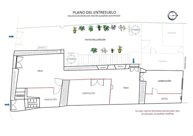 Apartamento de 4 habitaciones en Sant Jaume, Palma de Mallorca en venta - 495.000 € (Ref: 3427539)