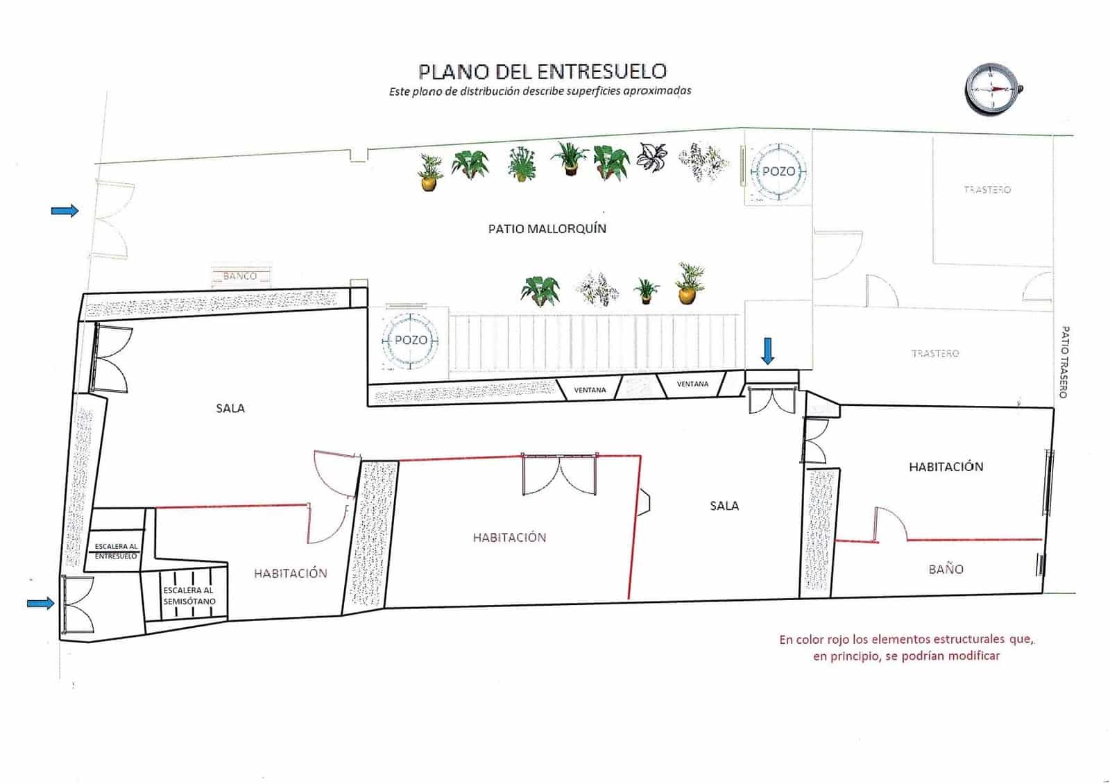 4 soveværelse Lejlighed til salg i Palma de Mallorca - € 495.000 (Ref: 3427539)