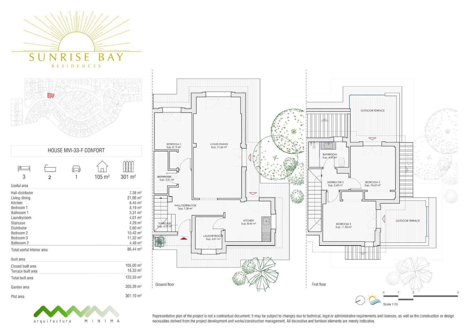 3 sypialnia Willa na sprzedaż w Cala Romantica z basenem - 477 000 € (Ref: 8181755)