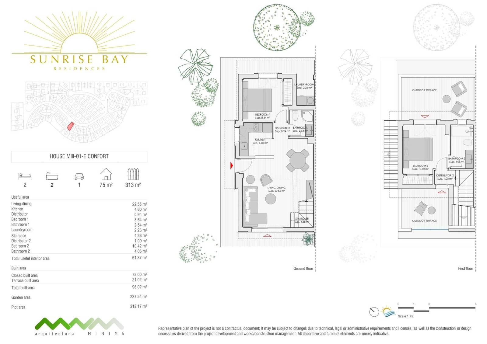 2 bedroom Villa for sale in Cala Romantica with pool - € 399,000 (Ref: 8181757)