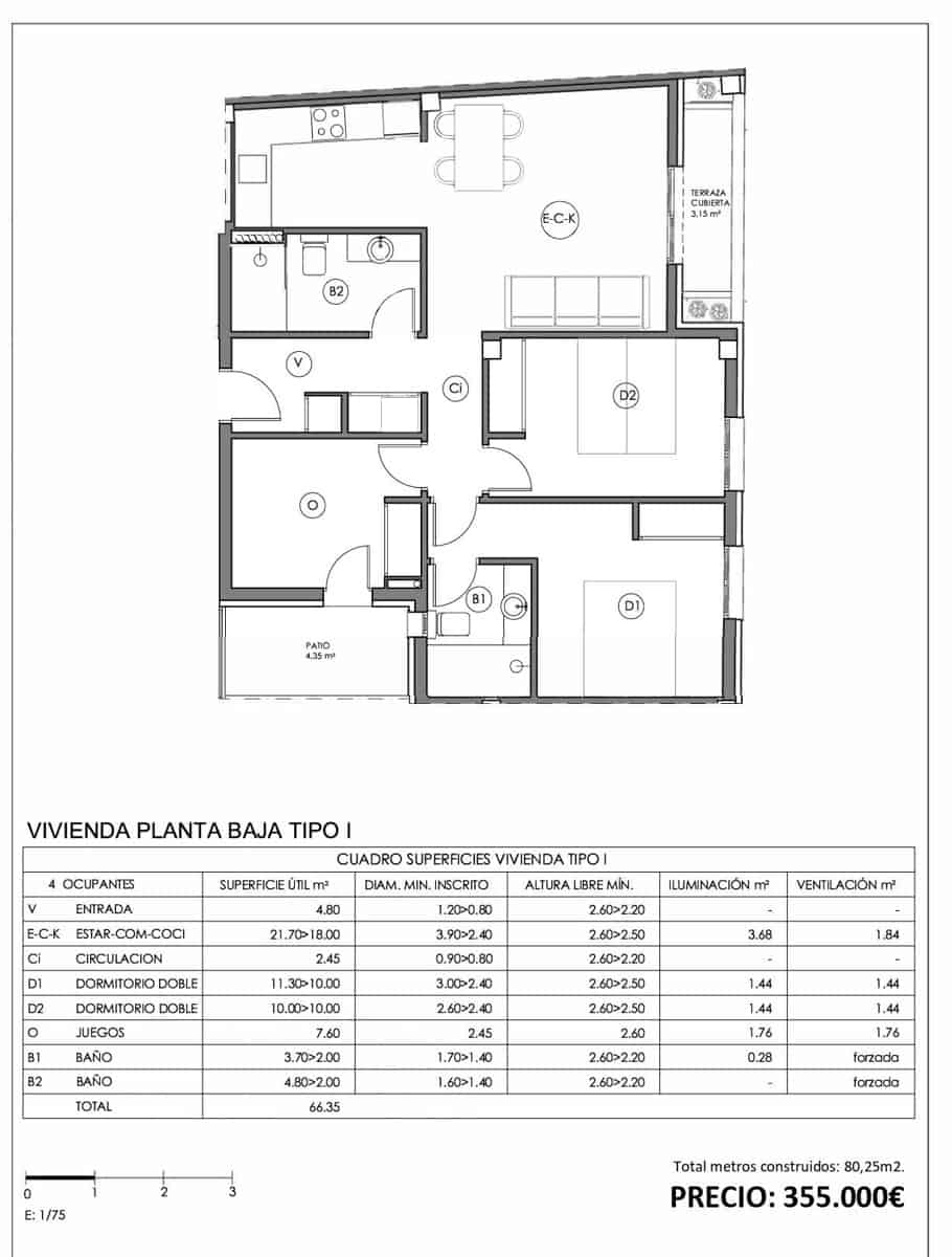 3 bedroom Apartment for sale in Ferreries with garage - € 330,000 (Ref: 8950470)
