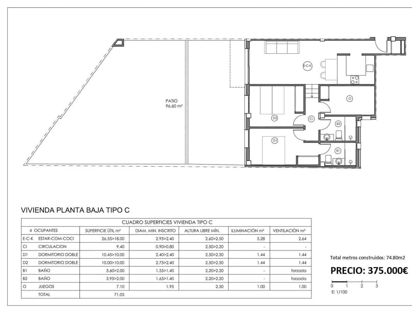 3 bedroom Apartment for sale in Ferreries with garage - € 330,000 (Ref: 8950470)