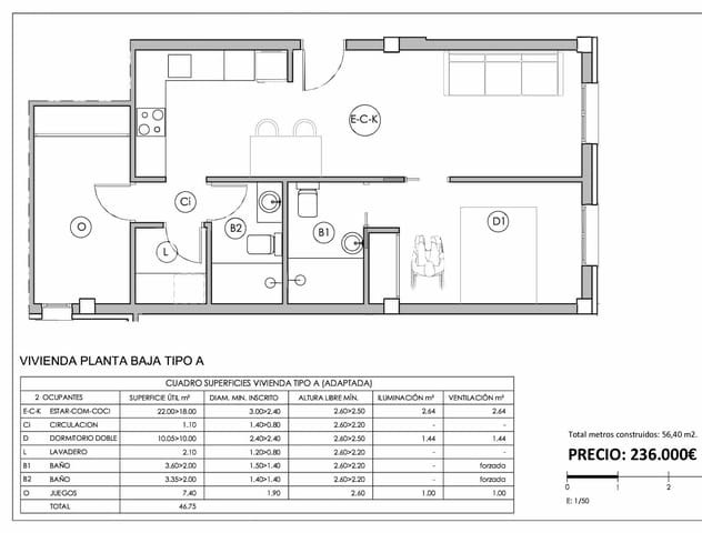 1 Zimmer Apartment zu verkaufen in Ferreries mit Garage - 236.000 € (Ref: 8950471)