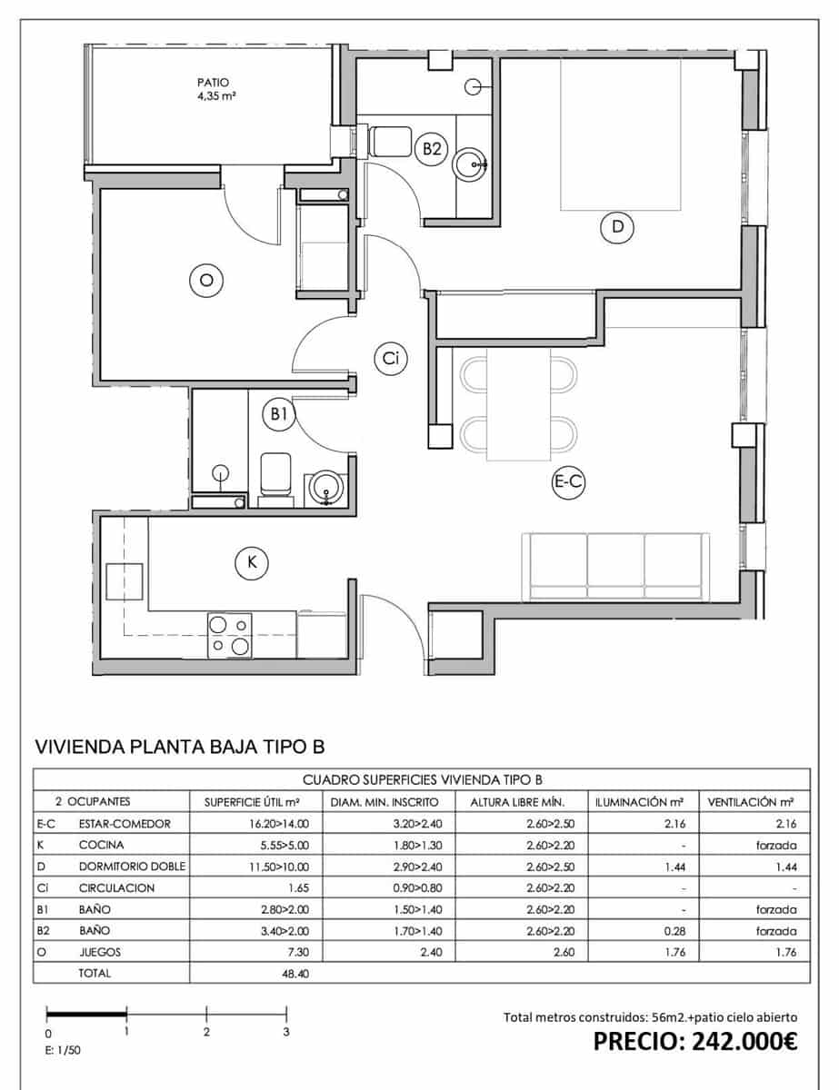1 soveværelse Lejlighed til salg i Ferreries med garage - € 236.000 (Ref: 8950471)