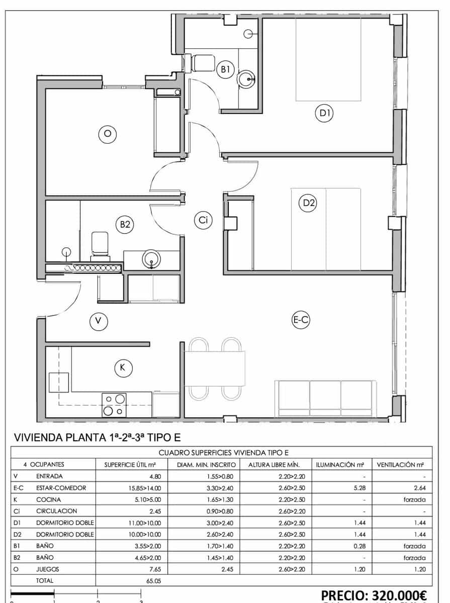 1 soveværelse Lejlighed til salg i Ferreries med garage - € 236.000 (Ref: 8950471)