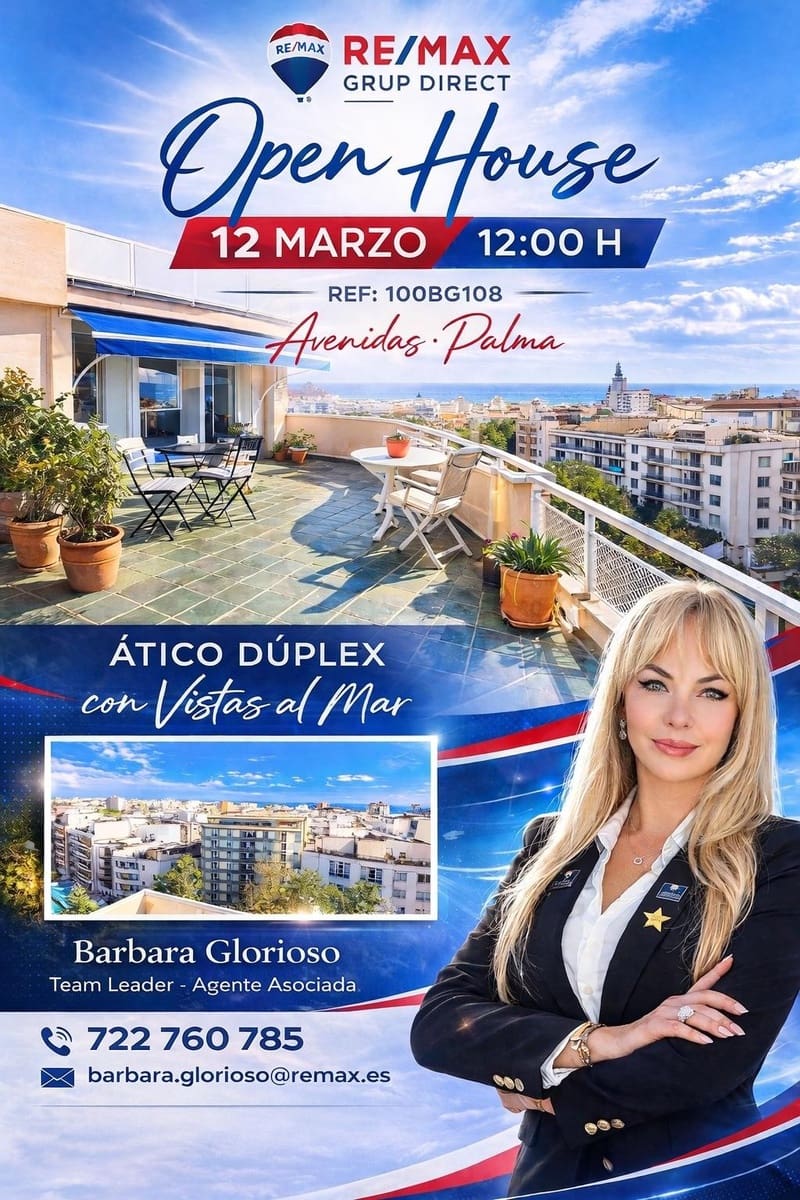 3 soveværelse Penthouse til salg i Palma de Mallorca - € 550.000 (Ref: 9202503)