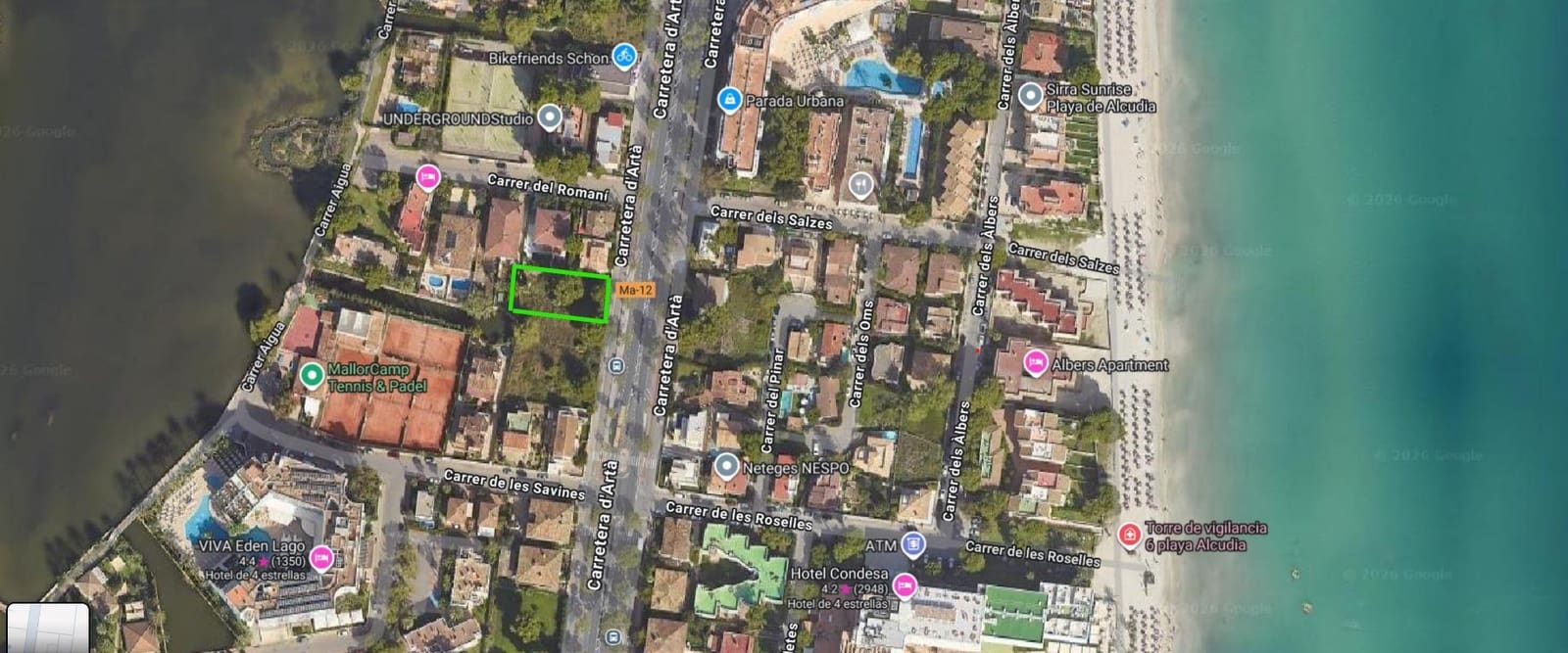 Byggegrund til salg i Alcudia - € 295.000 (Ref: 9541217)