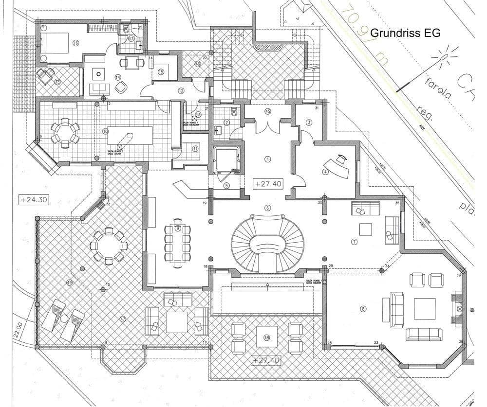 7 makuuhuone Huvila myytävänä paikassa Costa de la Calma mukana uima-altaan - 6 950 000 € (Ref: 9762062)