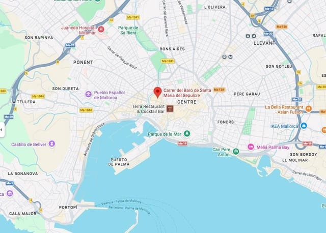 Comercial para arrendar em Centro, Palma de Mallorca - 850 € (Ref: 9806551)