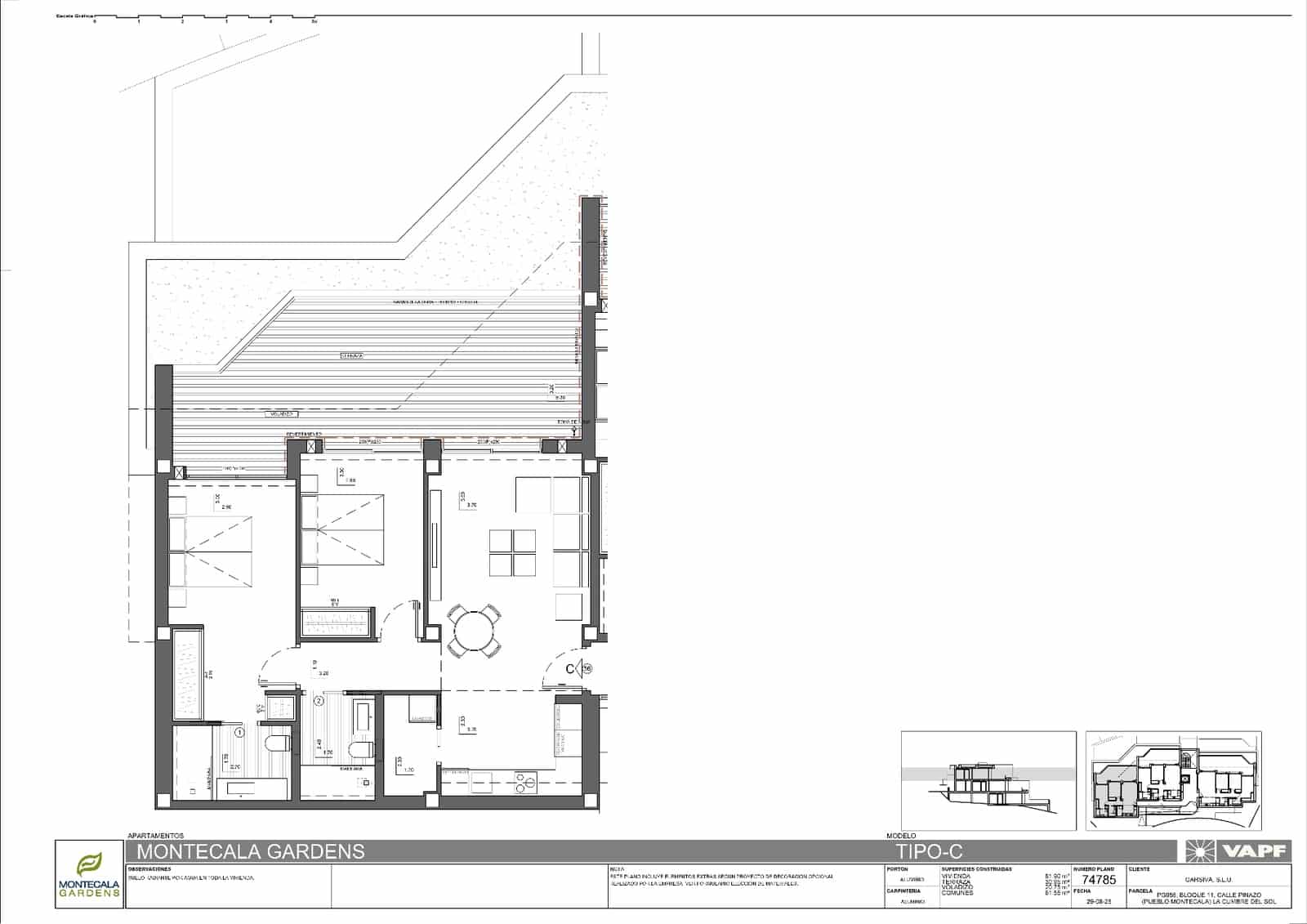 2 chambre Penthouse à vendre à Benitachell / Benitatxell avec piscine garage - 528 000 € (Ref: 10021427)