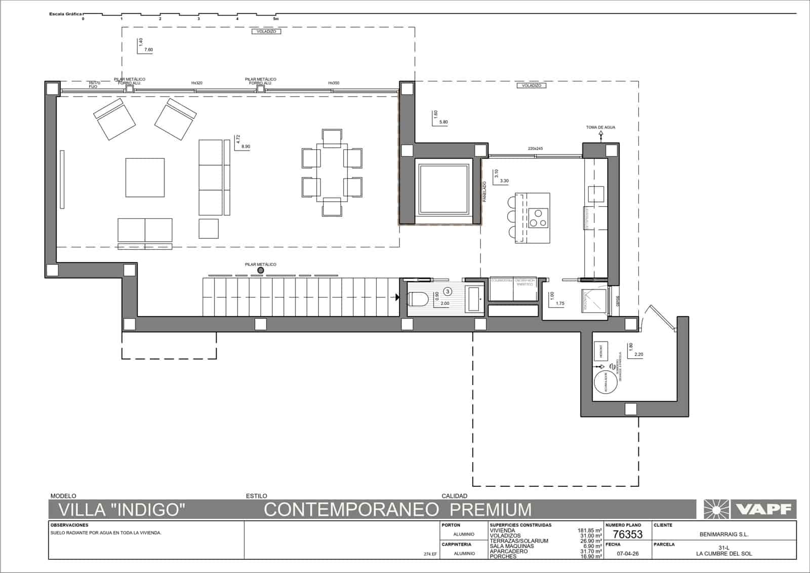3 slaapkamer Villa te koop in Benitachell / Benitatxell met zwembad garage - € 1.898.500 (Ref: 10039276)
