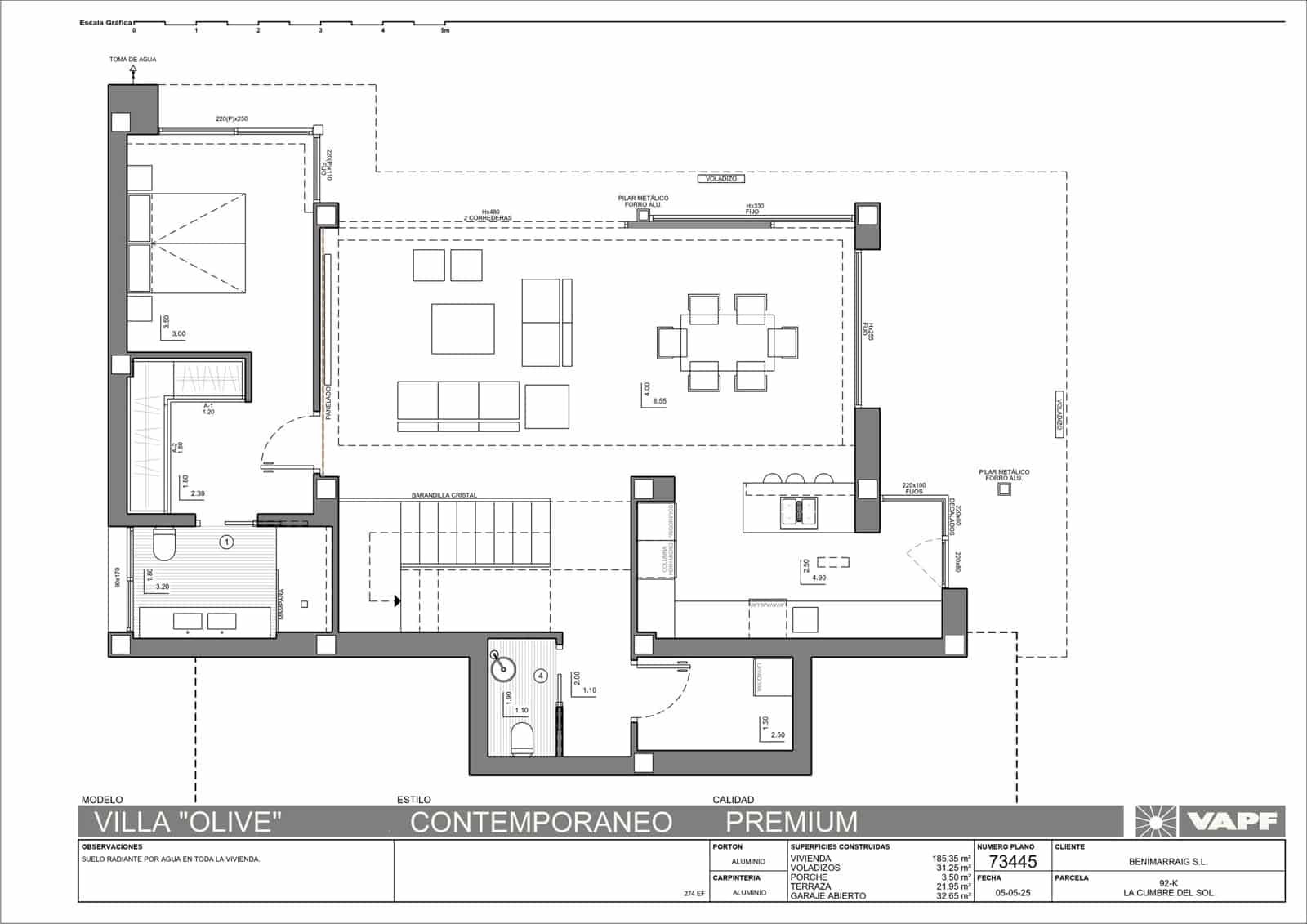 3 chambre Villa/Maison à vendre à Benitachell / Benitatxell avec piscine garage - 2 180 000 € (Ref: 10041771)
