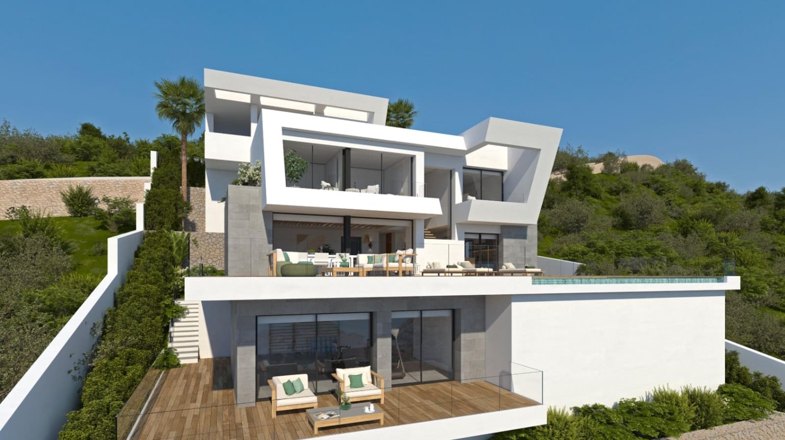 3 soverom Villa til salgs i Benitachell / Benitatxell med svømmebasseng garasje - € 2 800 000 (Ref: 10052136)