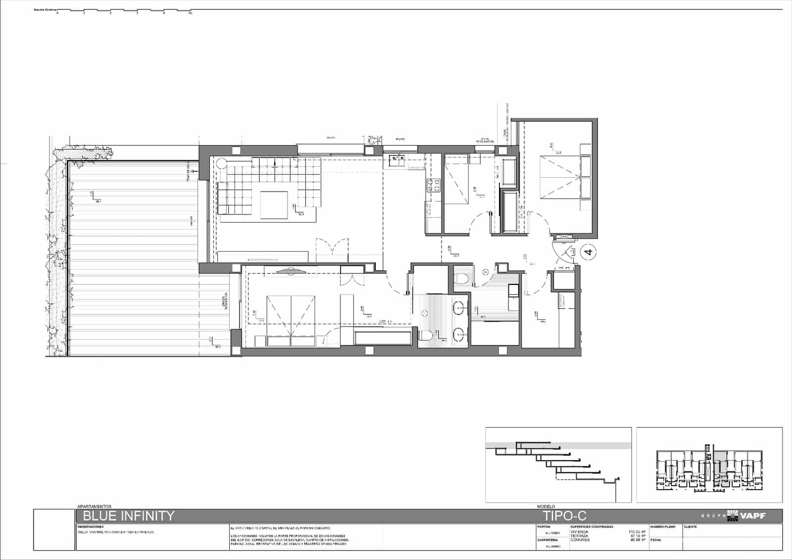 3 Zimmer Penthouse zu verkaufen in Benitachell / Benitatxell mit Pool Garage - 785.000 € (Ref: 10171877)