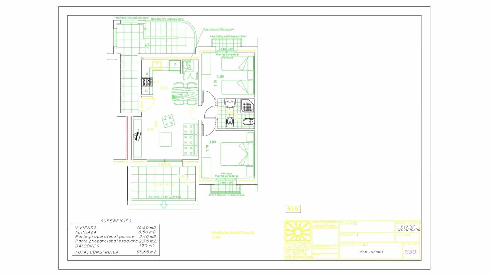 2 Zimmer Penthouse zu verkaufen in Benitachell / Benitatxell mit Pool - 210.000 € (Ref: 10172449)