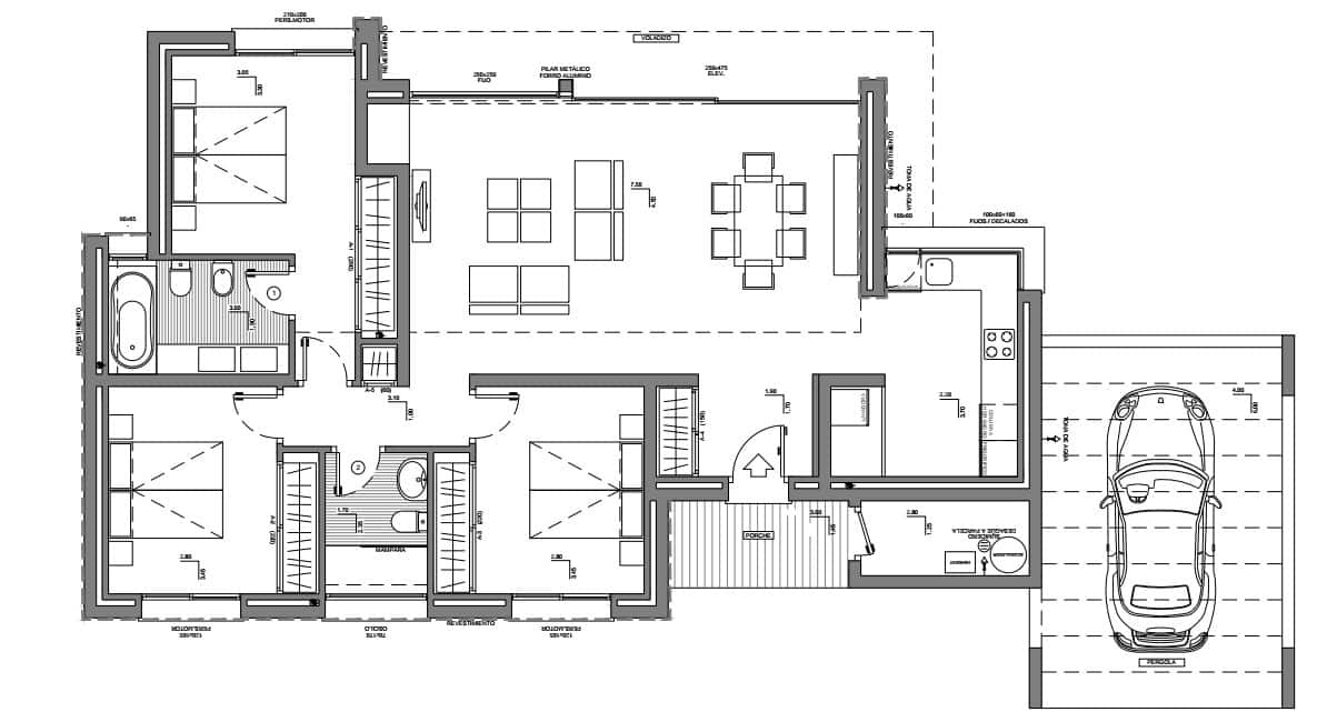 3 sovrum Villa till salu i Benitachell / Benitatxell med pool garage - 1 295 000 € (Ref: 7333281)