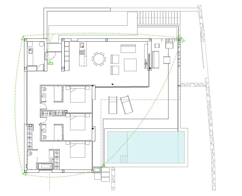 Chalet de 3 habitaciones en Benitachell / Benitatxell en venta con piscina garaje - 1.795.000 € (Ref: 8788752)