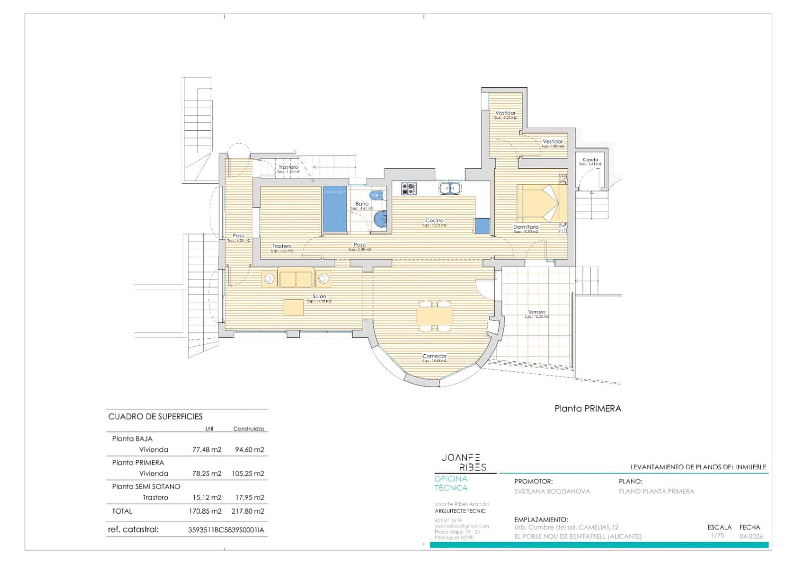 Chalet de 2 habitaciones en Benitachell / Benitatxell en venta con piscina garaje - 650.000 € (Ref: 8874973)