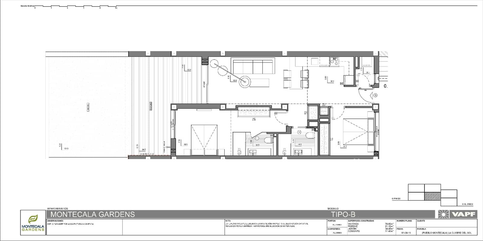 2 soveværelse Lejlighed til salg i Benitachell / Benitatxell med swimmingpool garage - € 340.000 (Ref: 8926995)