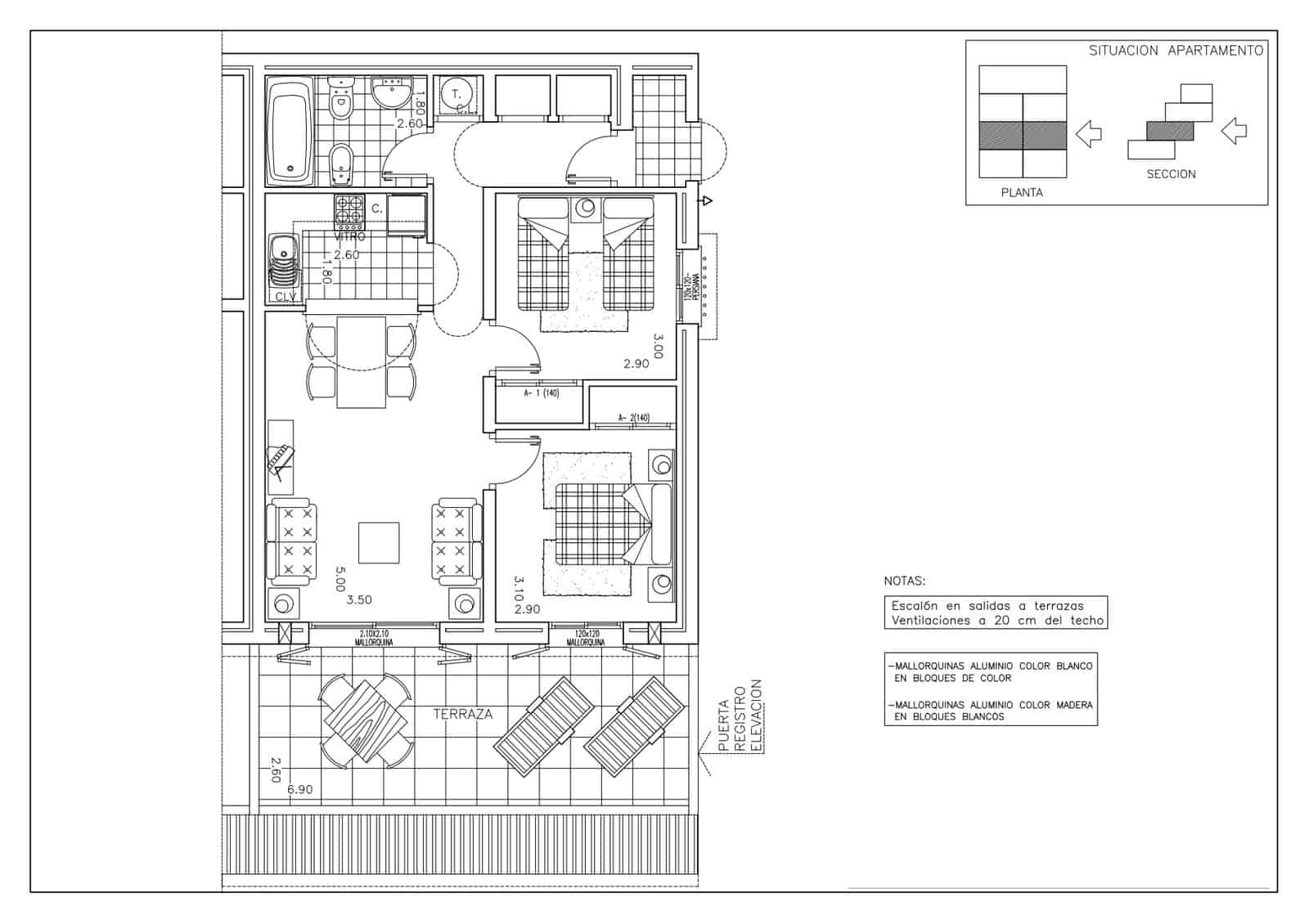 2 soverom Leilighet til salgs i Benitachell / Benitatxell med svømmebasseng garasje - € 320 000 (Ref: 8940743)