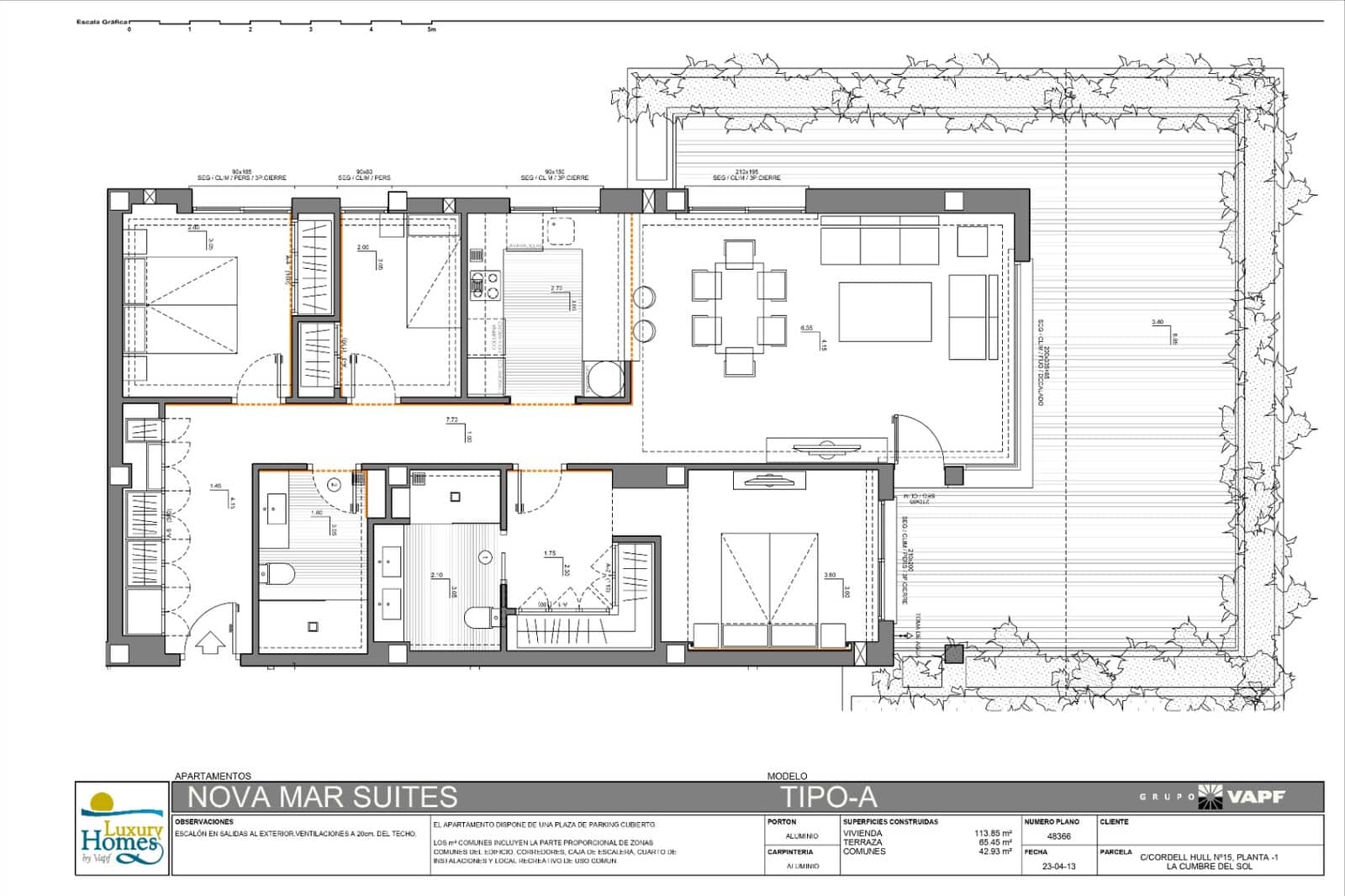 3 camera da letto Appartamento in vendita in Benitachell / Benitatxell con garage - 499.000 € (Rif: 9001832)