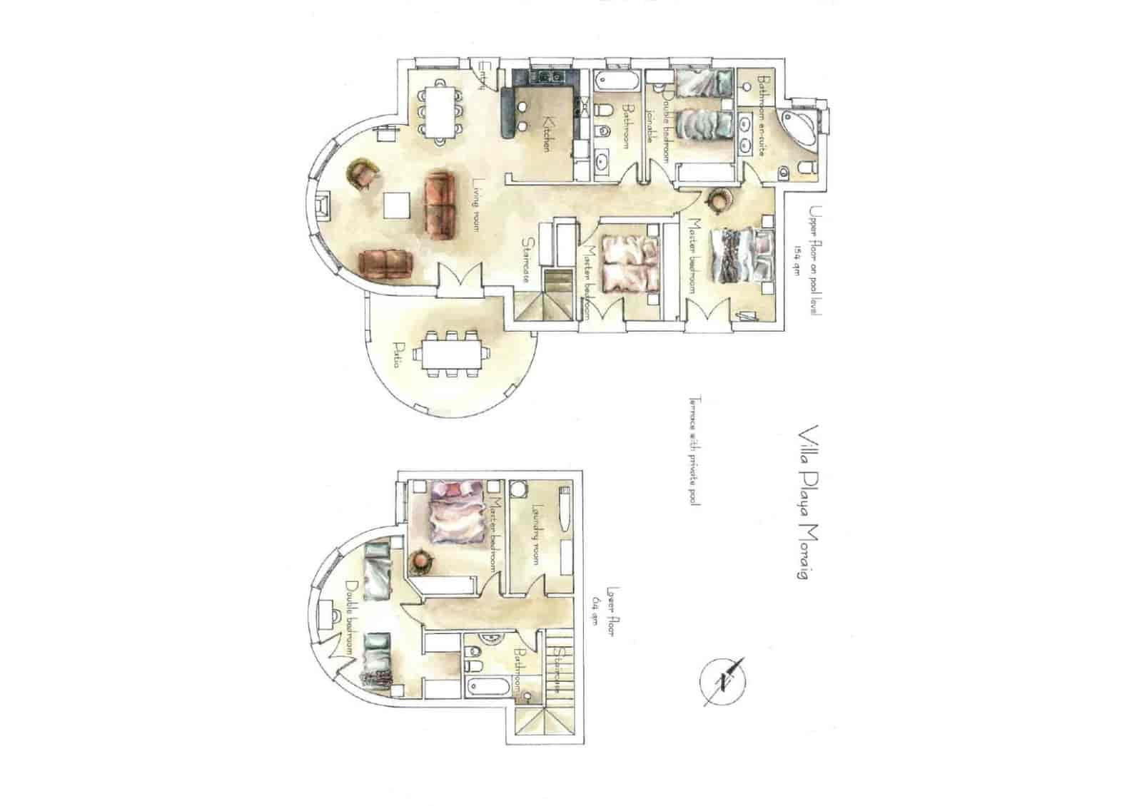 5 soverom Villa til salgs i Benitachell / Benitatxell med svømmebasseng garasje - € 725 000 (Ref: 9219455)