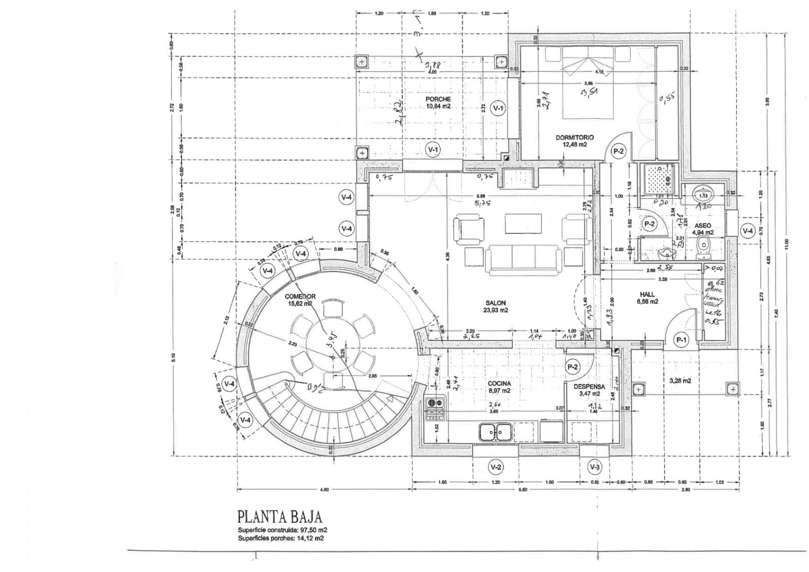2 Zimmer Villa zu verkaufen in Benitachell / Benitatxell mit Pool Garage - 585.000 € (Ref: 9342225)