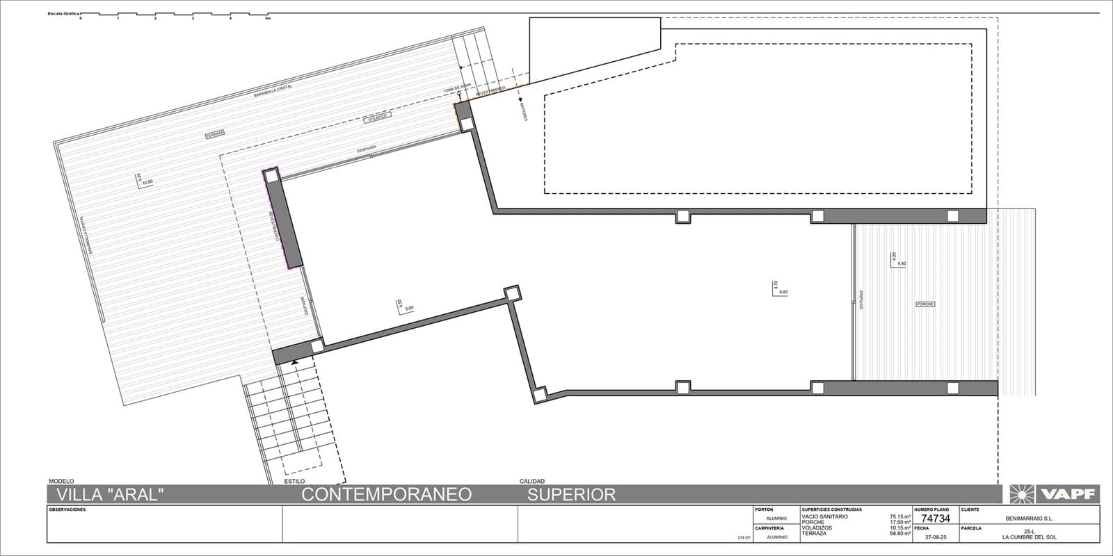 3 soverom Villa til salgs i Cumbre del Sol med svømmebasseng garasje - € 2 450 000 (Ref: 9769049)