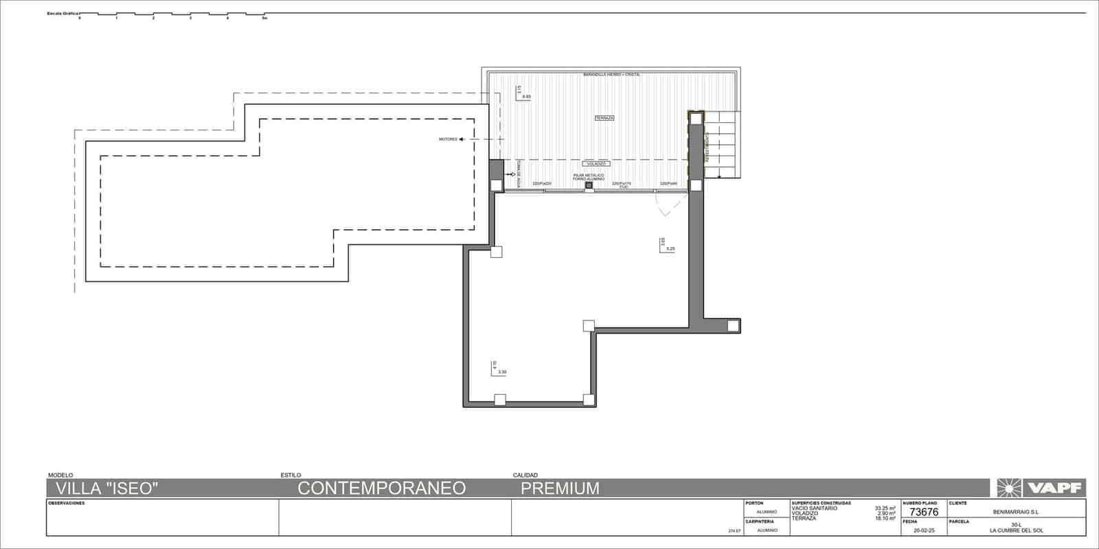 3 makuuhuone Huvila myytävänä paikassa Cumbre del Sol mukana uima-altaan 
autotalli - 1 865 000 € (Ref: 9777148)