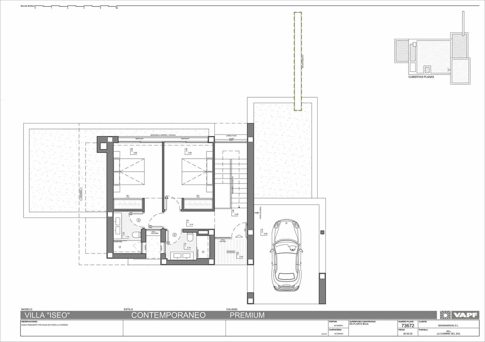 3 makuuhuone Huvila myytävänä paikassa Cumbre del Sol mukana uima-altaan 
autotalli - 1 865 000 € (Ref: 9777148)