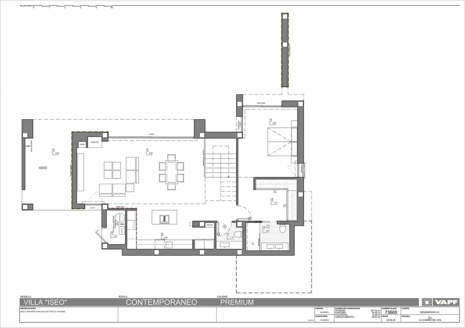 3 makuuhuone Huvila myytävänä paikassa Cumbre del Sol mukana uima-altaan 
autotalli - 1 865 000 € (Ref: 9777148)