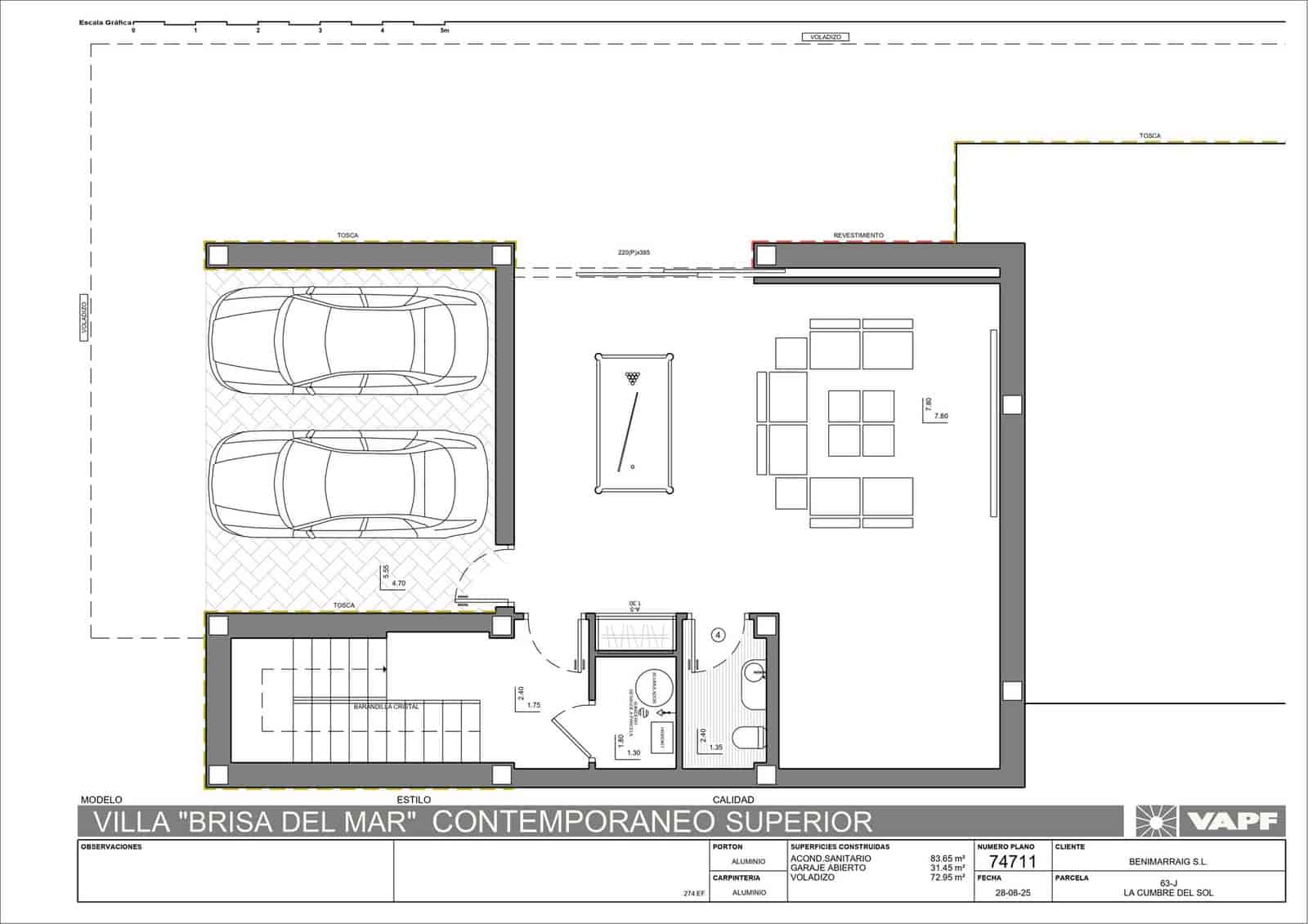 Chalet de 3 habitaciones en Cumbre del Sol en venta con piscina garaje - 2.167.000 € (Ref: 9778934)