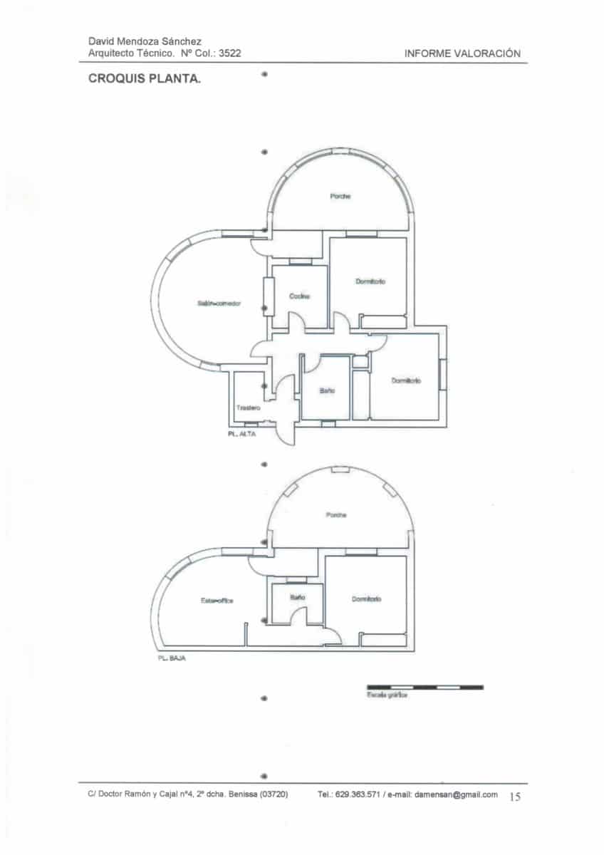 3 soveværelse Villa til salg i Benitachell / Benitatxell med garage - € 320.000 (Ref: 9799987)