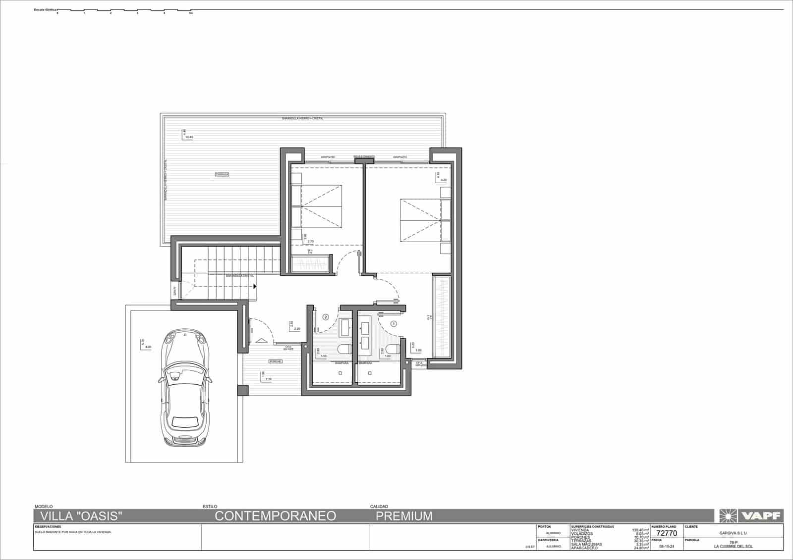 Chalet de 2 habitaciones en Cumbre del Sol en venta con piscina garaje - 739.000 € (Ref: 9813462)