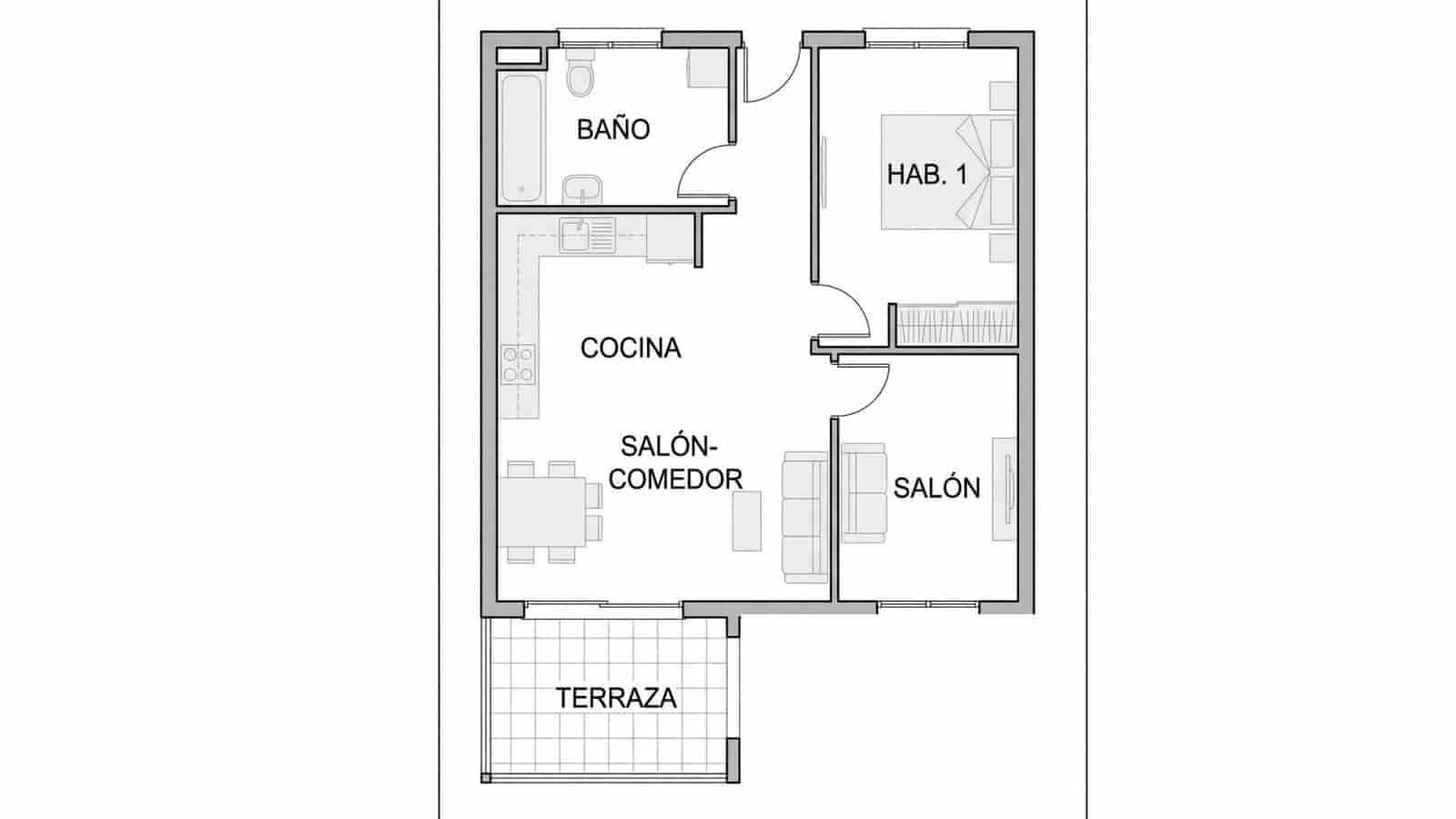 1 bedroom Apartment for sale in Corralejo with pool - € 239,900 (Ref: 10017105)