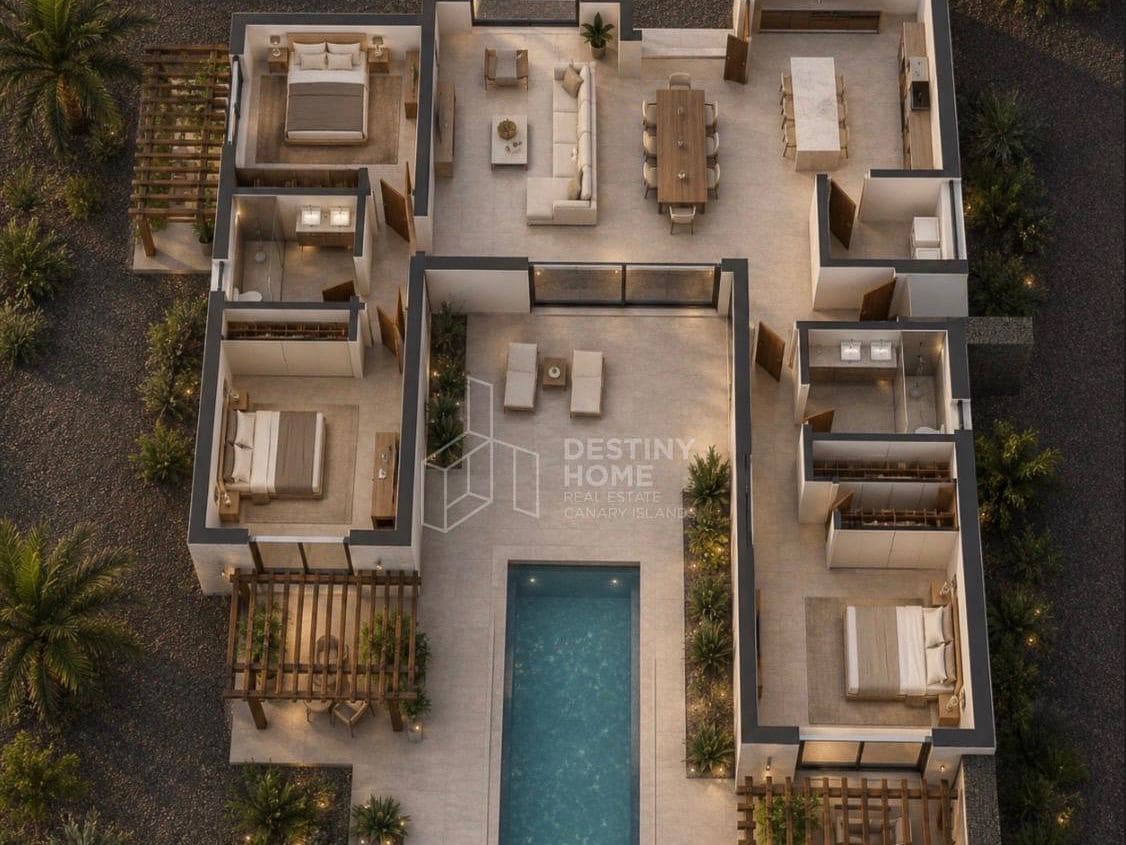 3 chambre Villa/Maison à vendre à Lajares avec piscine garage - 995 000 € (Ref: 10034968)
