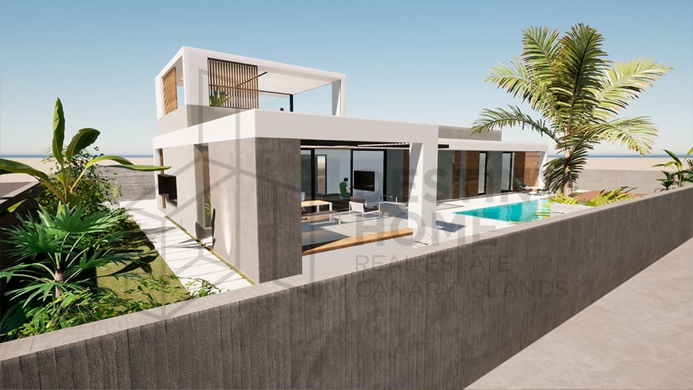 3 Zimmer Villa zu verkaufen in Corralejo mit Pool - 987.000 € (Ref: 7377063)
