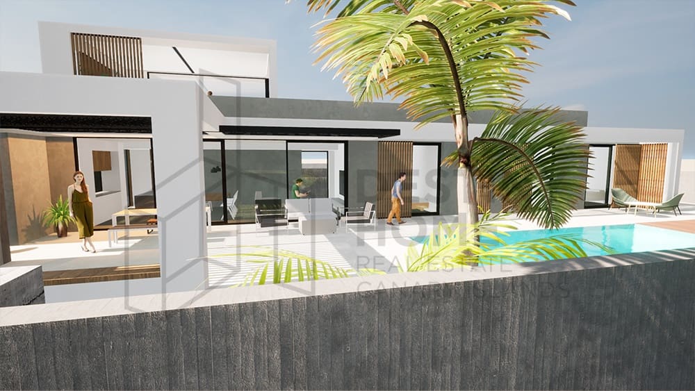3 Zimmer Villa zu verkaufen in Corralejo mit Pool - 987.000 € (Ref: 7377063)