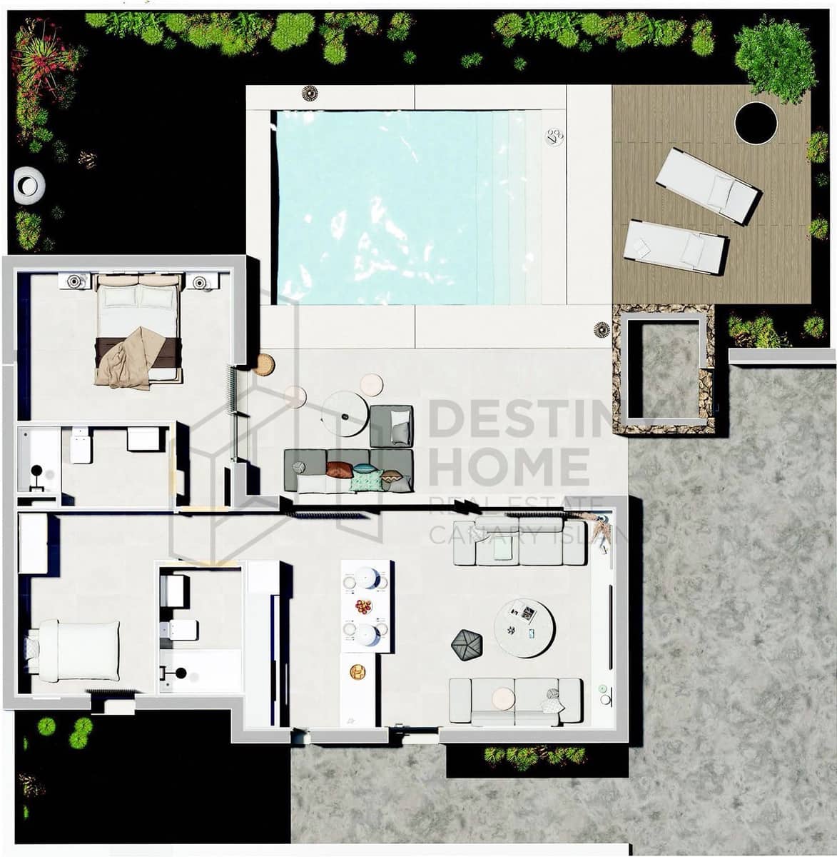2 soverom Villa til salgs i Corralejo med svømmebasseng garasje - € 265 000 (Ref: 8430233)