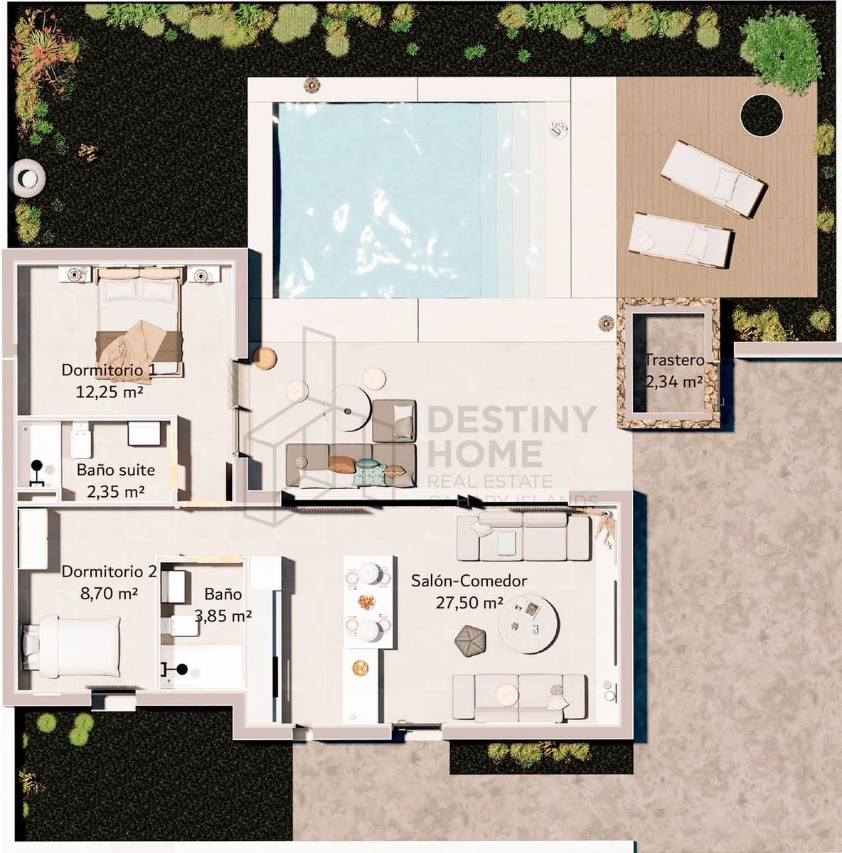 2 soverom Villa til salgs i Corralejo med svømmebasseng garasje - € 265 000 (Ref: 8430233)