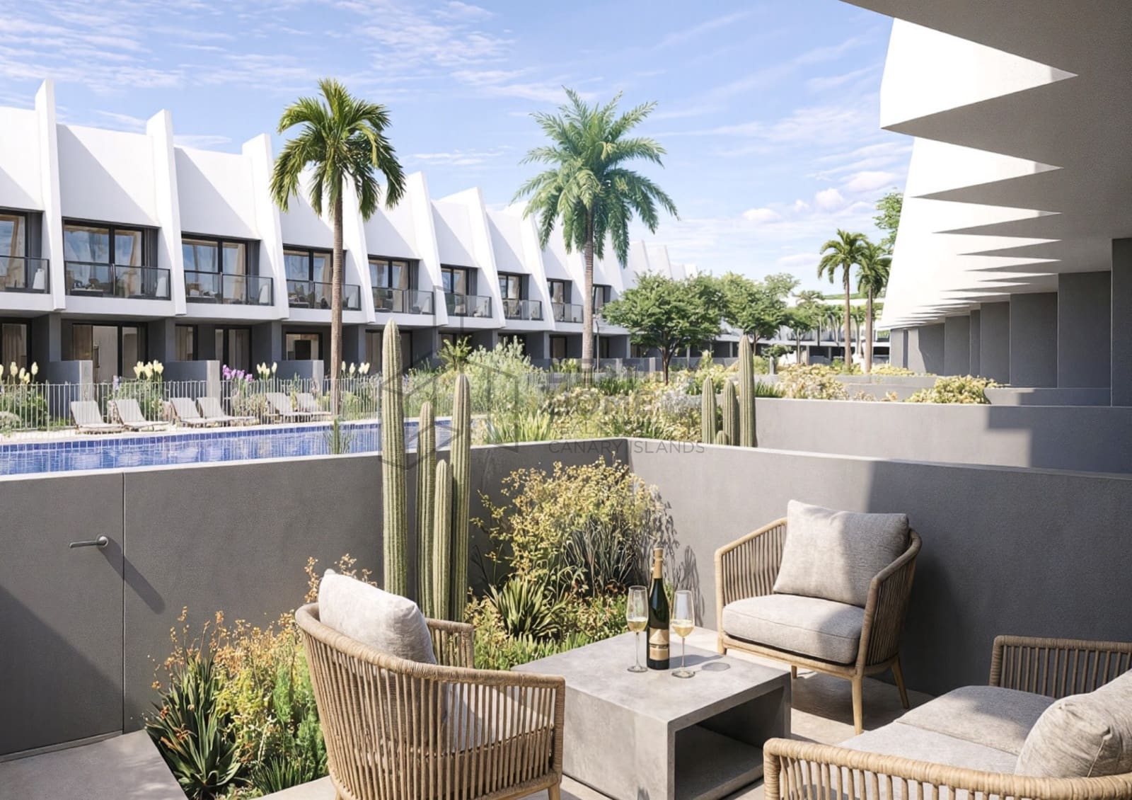 2 quarto Moradia Geminada para venda em Corralejo com piscina garagem - 248 500 € (Ref: 9953797)