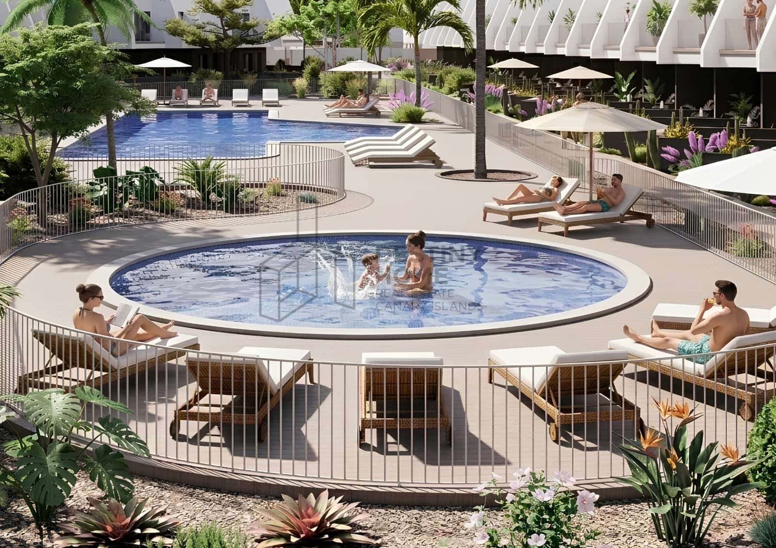 2 quarto Moradia Geminada para venda em Corralejo com piscina garagem - 248 500 € (Ref: 9953797)