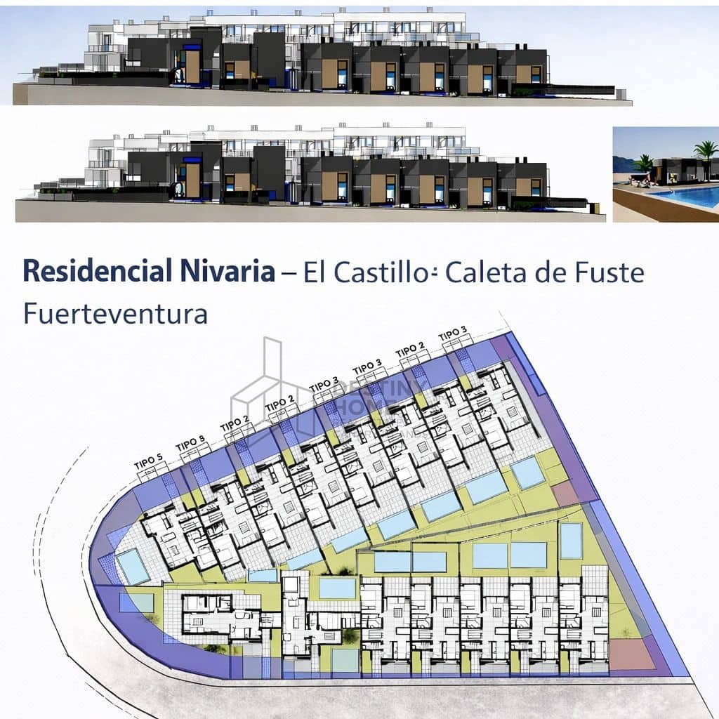 3 bedroom Semi-detached Villa for sale in Caleta de Fuste with garage - € 309,000 (Ref: 9974718)