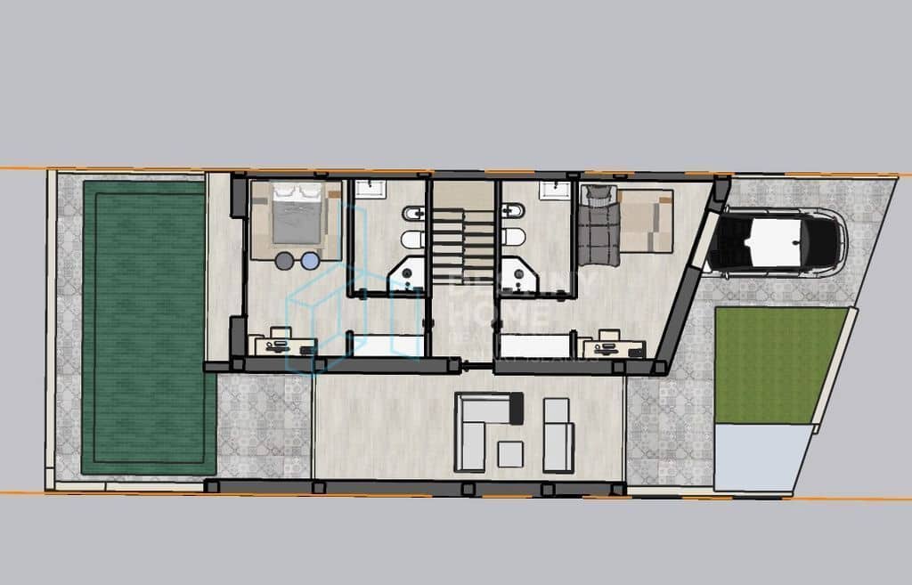 2 slaapkamer Villa te koop in Villaverde met zwembad garage - € 454.000 (Ref: 9978402)