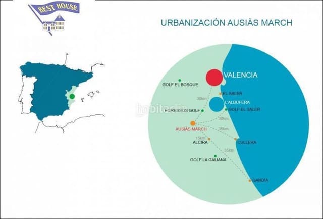 Building Plot for sale in Carlet - € 155,000 (Ref: 6641447)