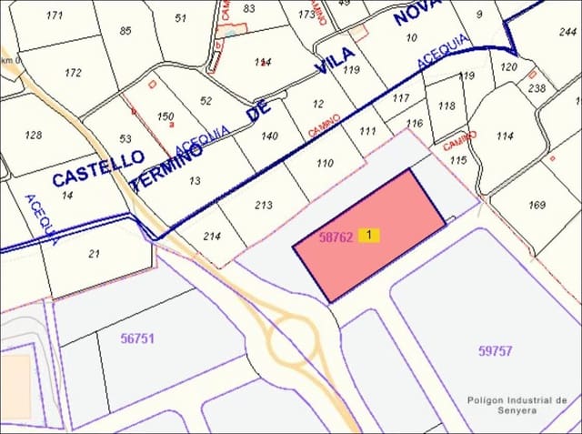 Solar/Parcela en Senyera en venta - 40.000 € (Ref: 8888439)