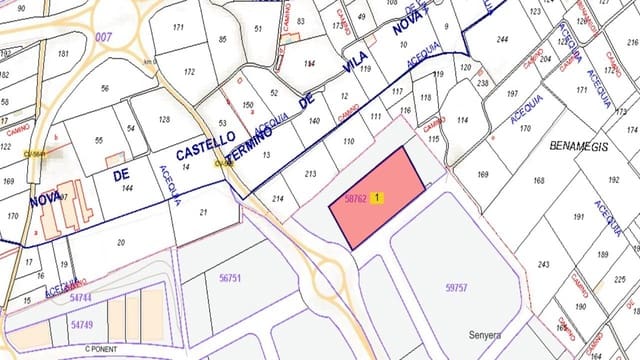 Solar/Parcela en Senyera en venta - 40.000 € (Ref: 8888439)