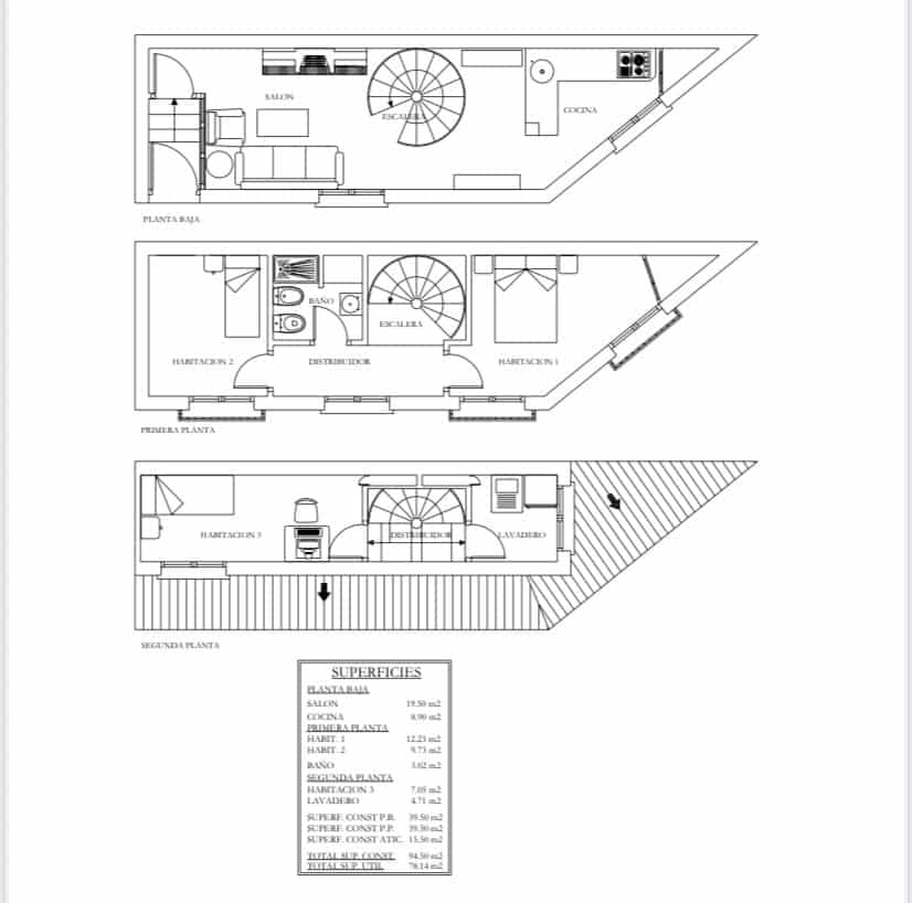 3 soveværelse Byhus til salg i Zahara de la Sierra - € 120.000 (Ref: 9146289)