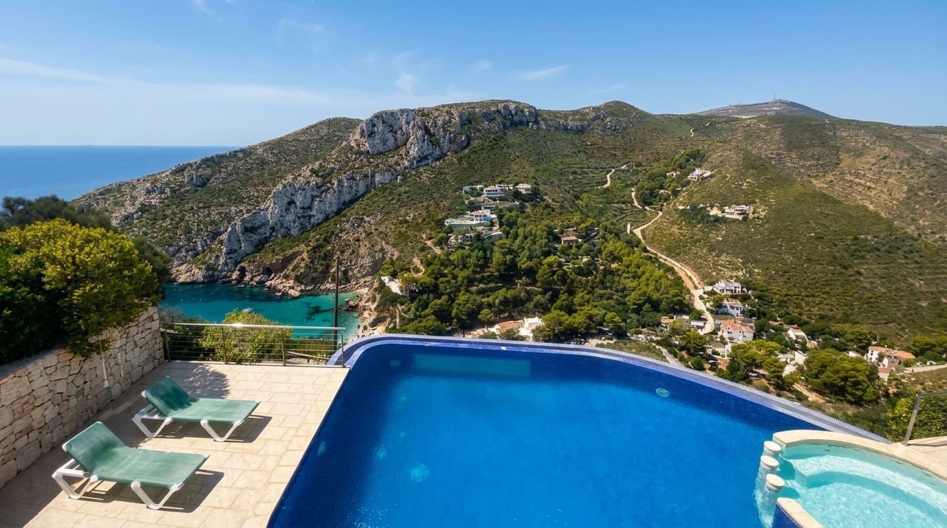 Chalet de 4 habitaciones en Javea / Xàbia en venta con piscina - 2.495.000 € (Ref: 10031650)